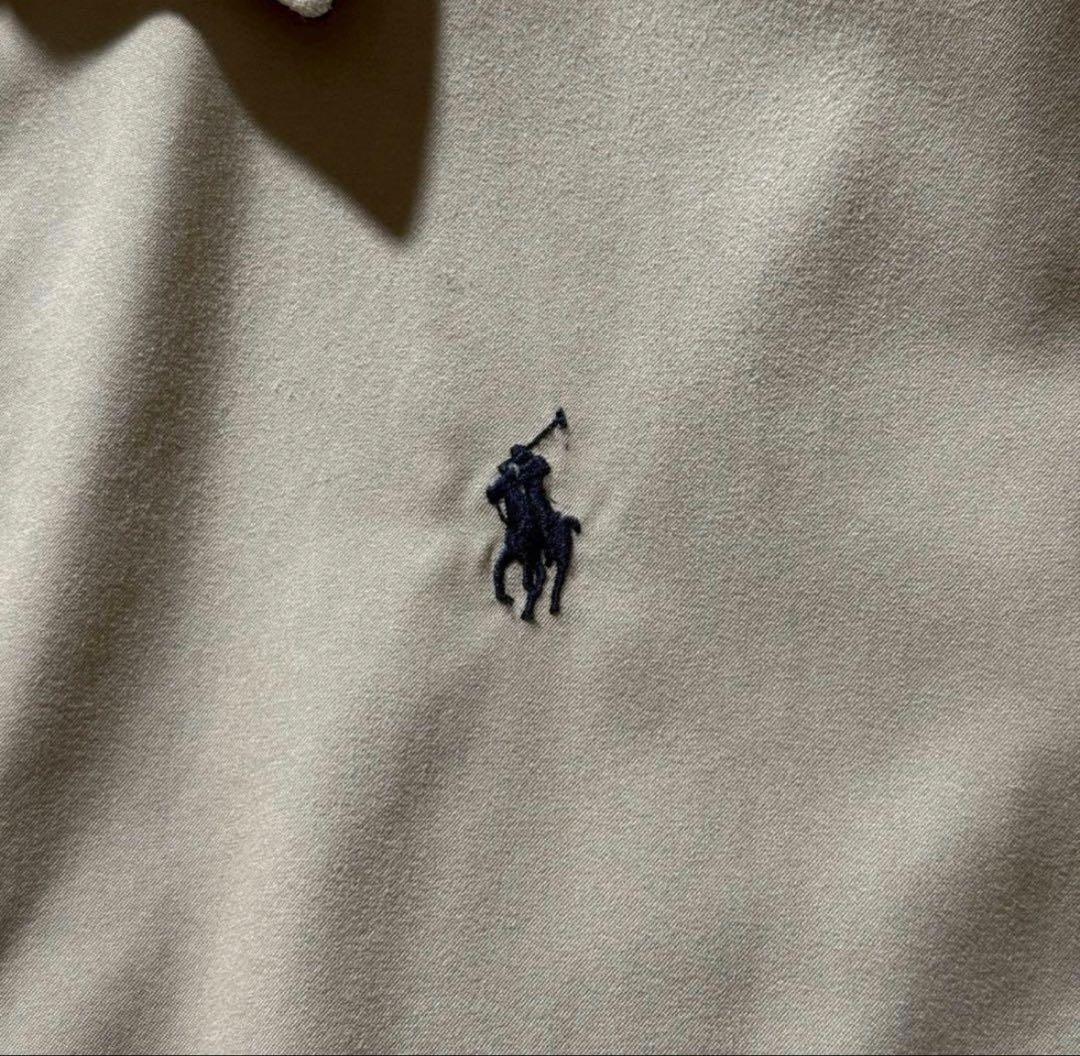 美品/L ポロ ラルフローレン スイングトップ ブルゾン ピーチスキン