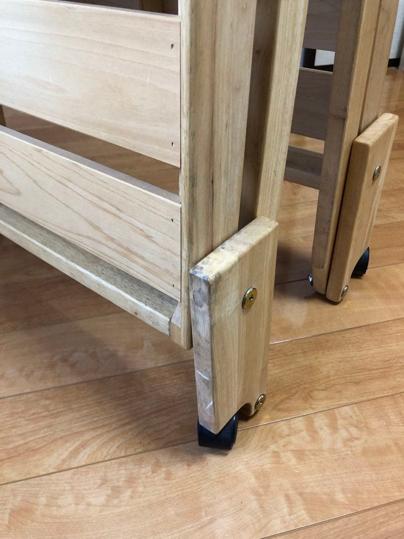 折りたたみ式木製すのこベッド（ベルメゾン）