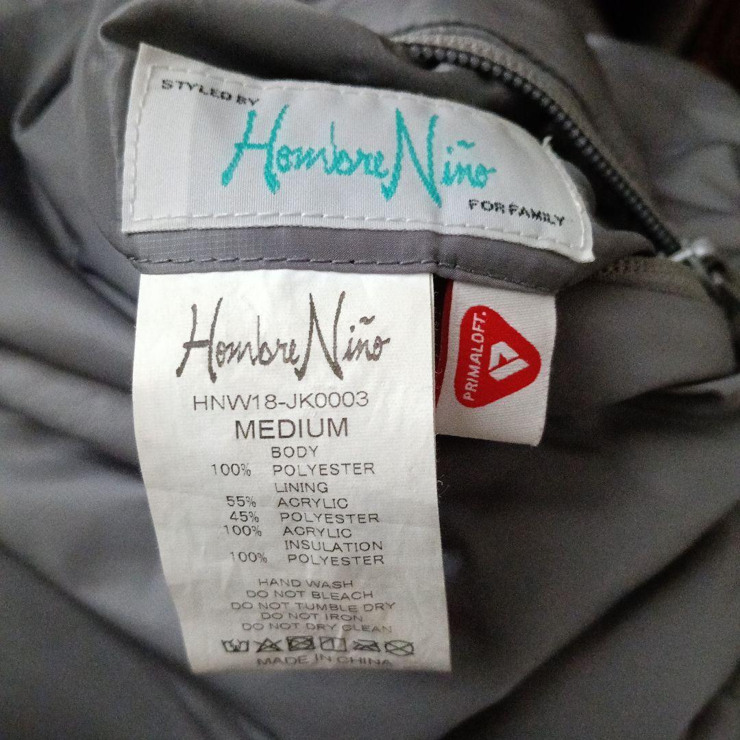 Hombre Nino リバーシブルフェイクファージャケット PRIMALOFT