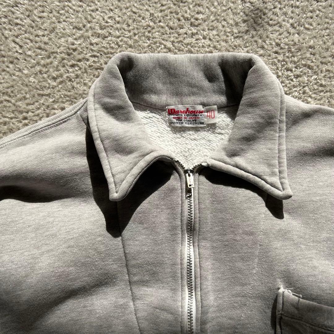WAREHOUSE ウエアハウスハーフジップアップスエット サイズ40