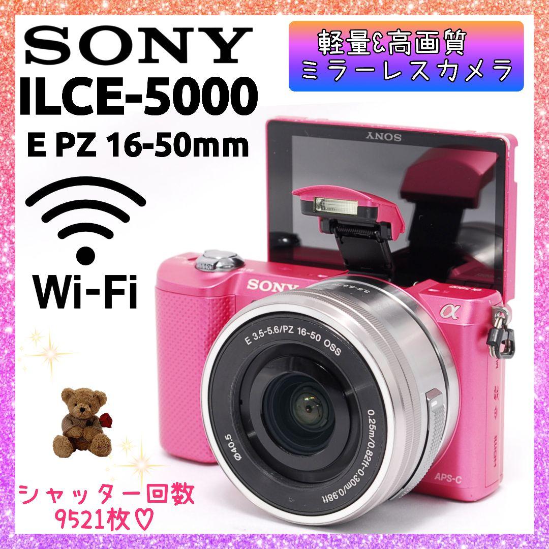❤即購入1000円OFF❤ SONY α5000 手振れ補正レンズ Wi-Fi