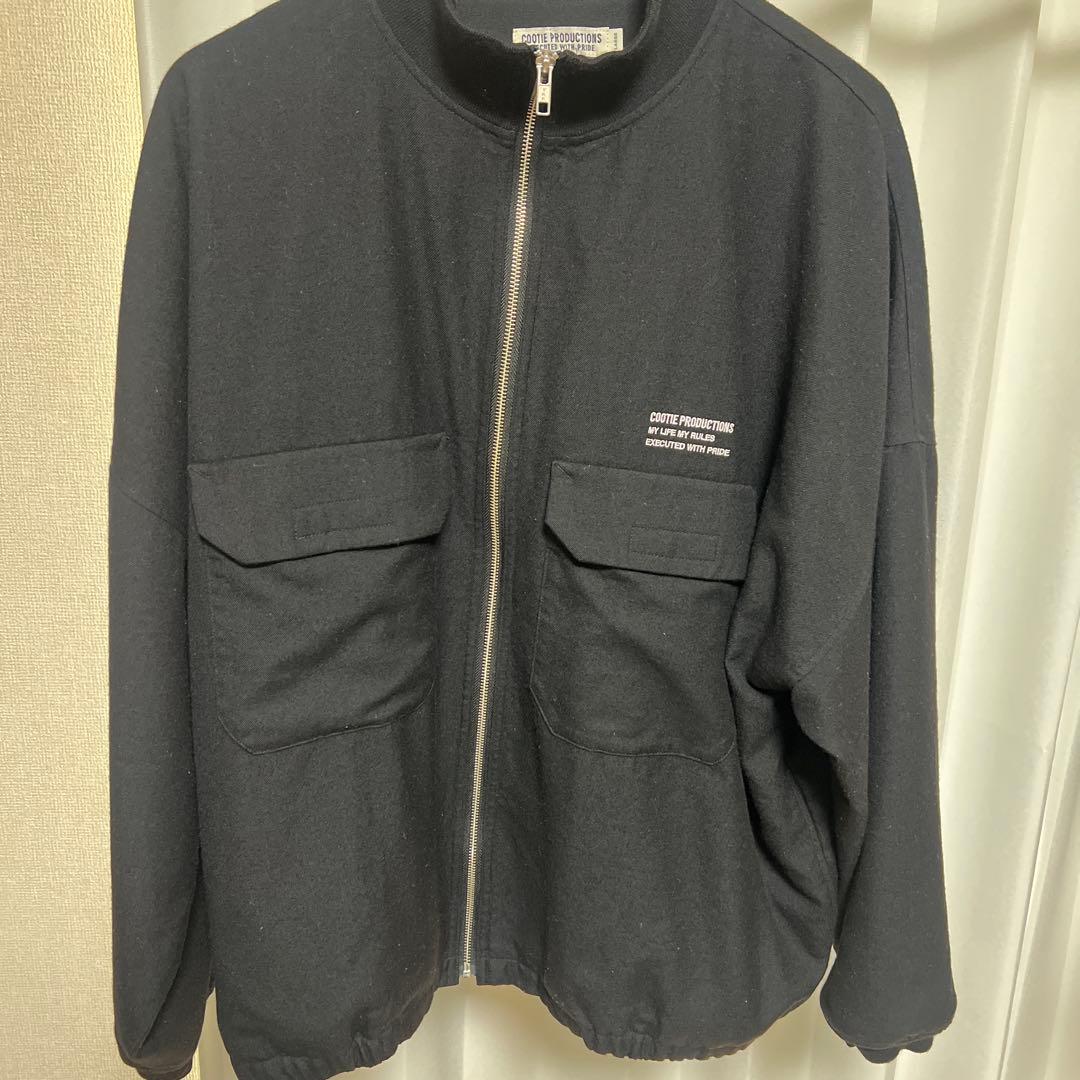 ジャケット・アウター COOTIE / Wool Saxony Track Jacket -Black