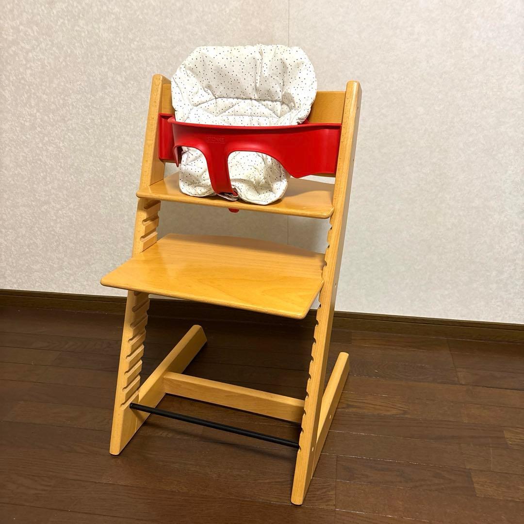 【美品】ストッケ トリップトラップ シリアル６ ベビーセット付き