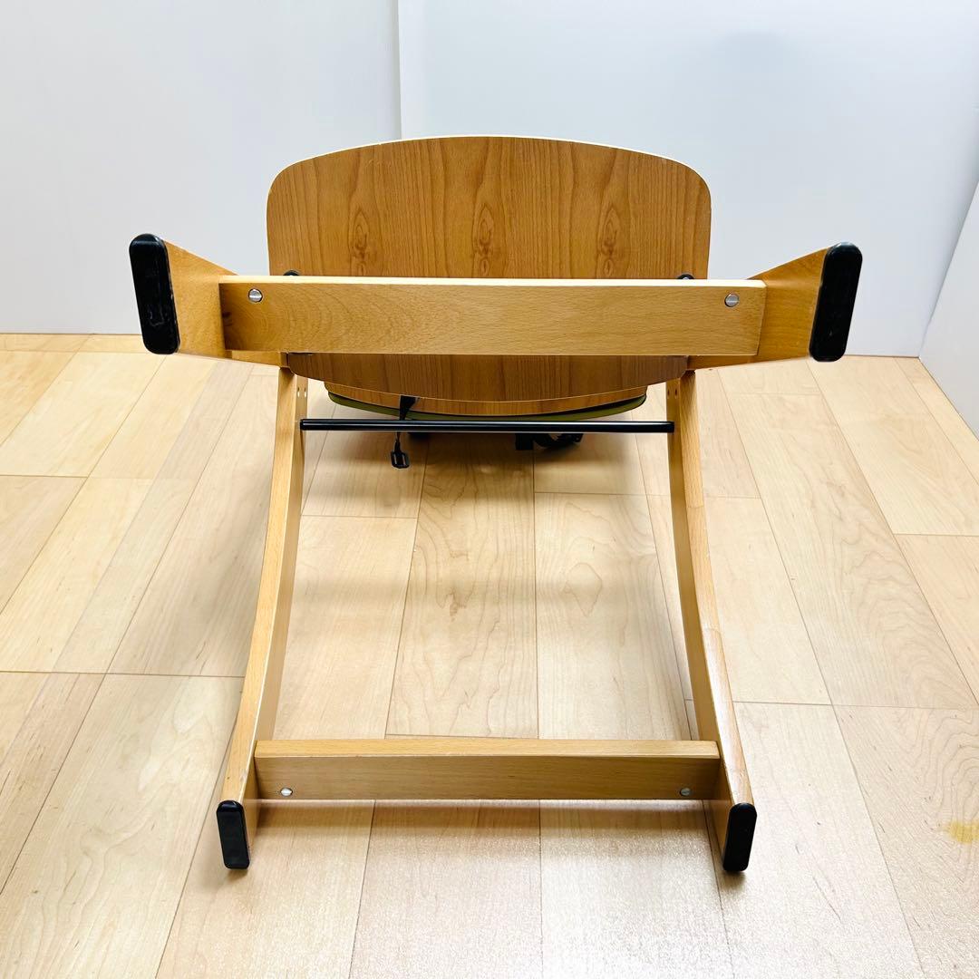 良品 ビヨンド ジュニア ハイチェア Abiie オリーブ beyond 木製