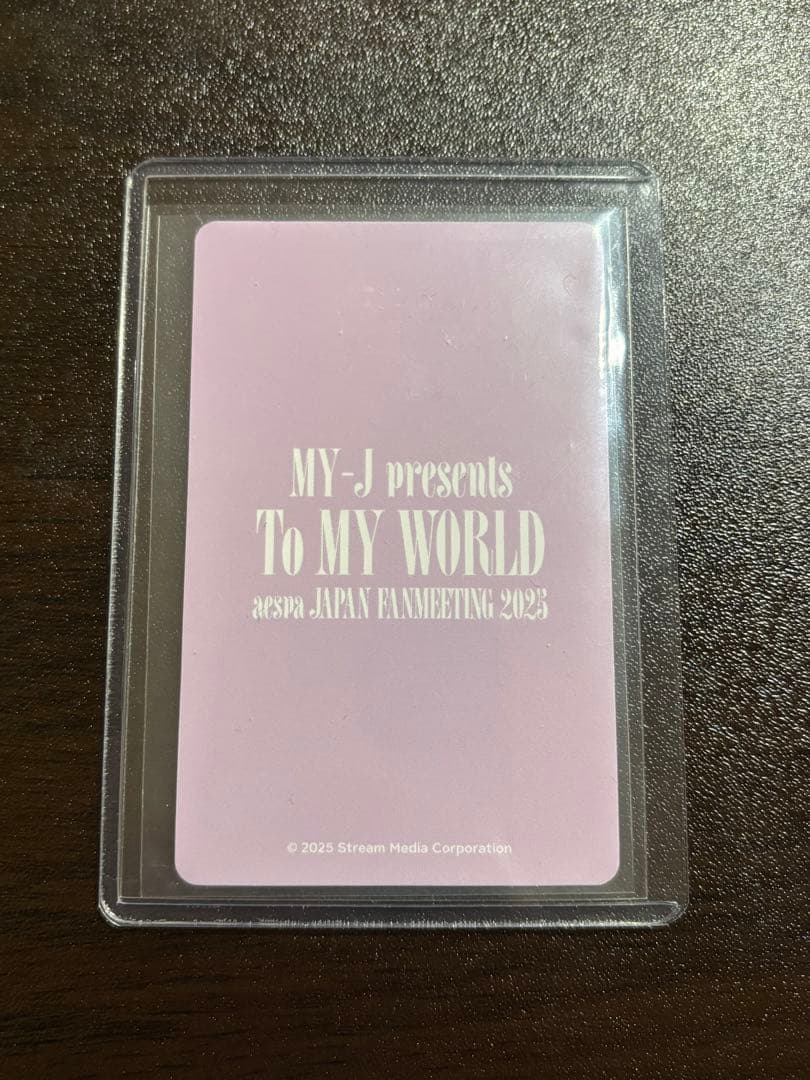 aespa カリナ ペンミ ポーチトレカ