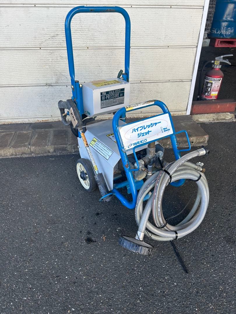 KN2 ★ツルミポンプ　HPJ-140-1 高圧洗浄機 60Hz セット