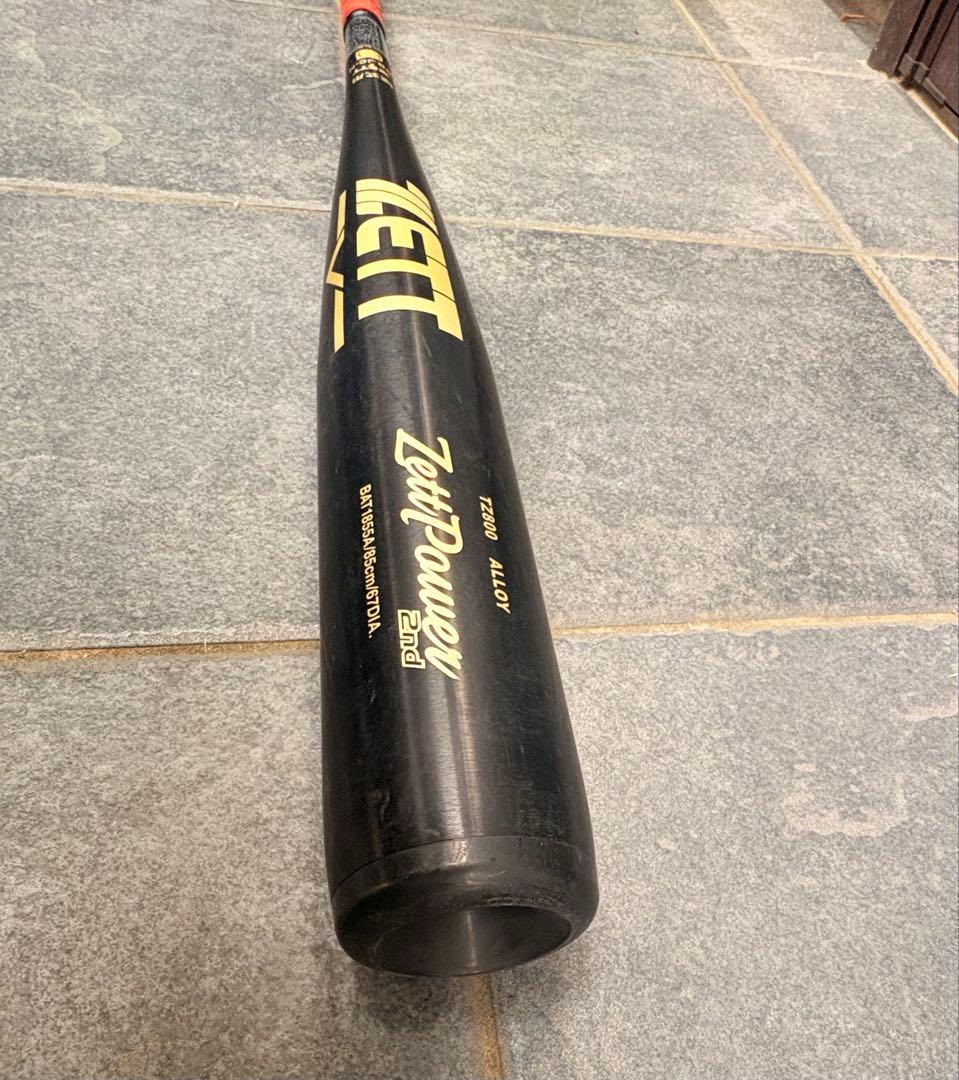 ZETT硬式野球バットZettPower 2nd 85cm 900以上