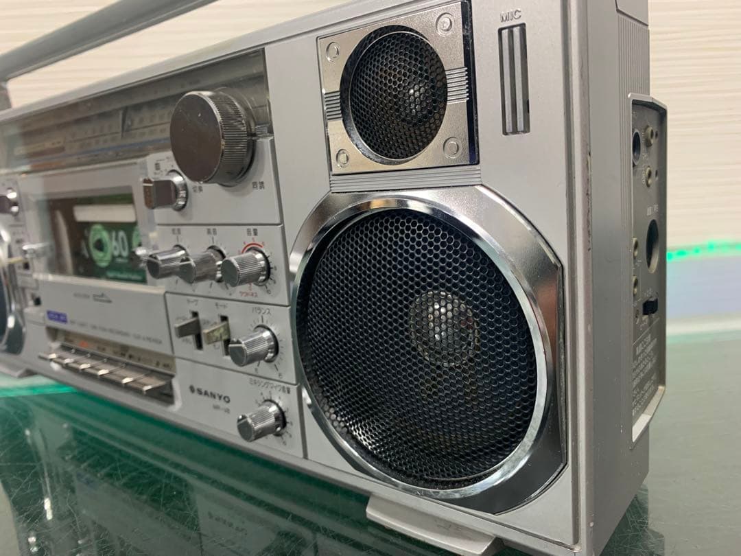 【美品・動作品】SANYO 三洋 MR-V8｜昭和レトロラジカセ｜希少モデル良音