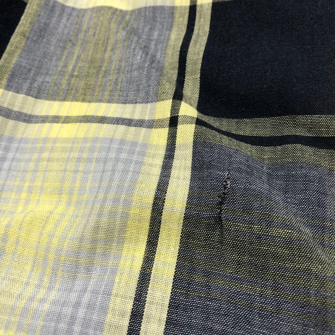 TOWN CRAFT ビンテージ コットン シャツ 黄 黒 灰 チェック 60s