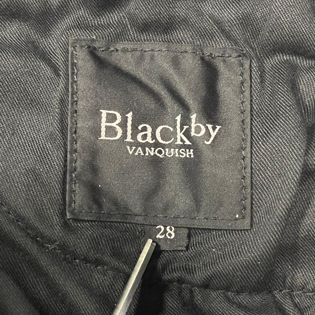 ◎Black by VANQUISH 皺加工 スキニー デニムパンツ Y2K