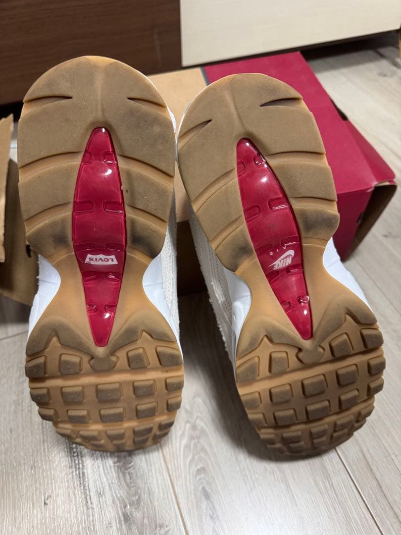 Levi's Nike Air Max エアマックス95 デニムホワイト30cm