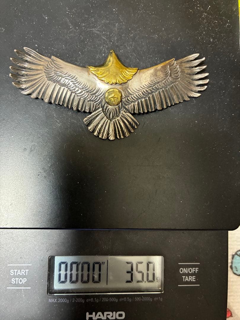 インディアンジュエリー鷲デザインの金属製アクセサリー