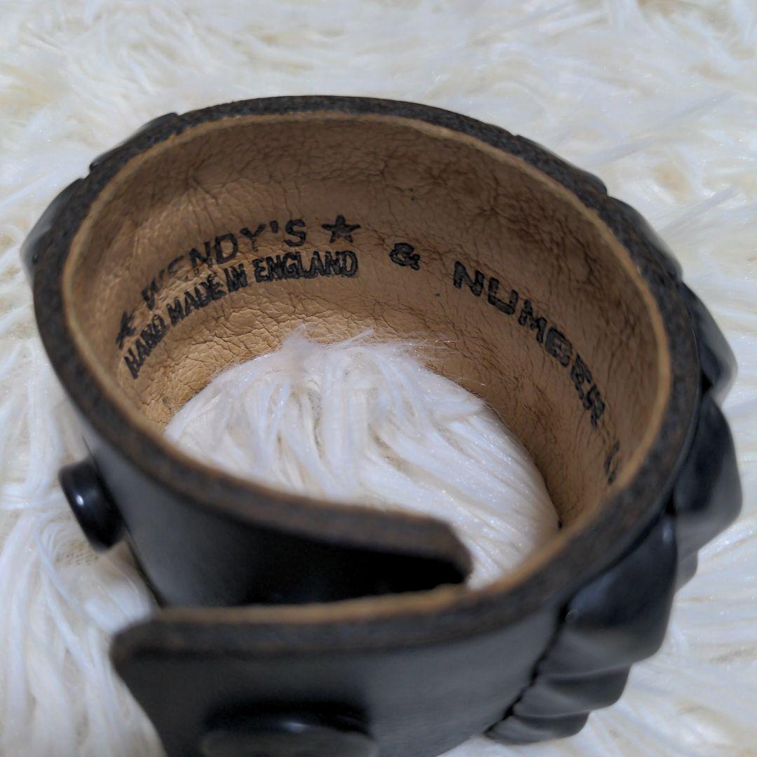 NUMBER(N)INE WENDY'S ブレスレット 3連 スタッズ 黒