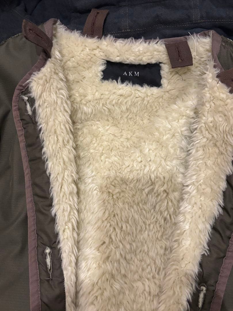 AKM フリース内張り モッズコート