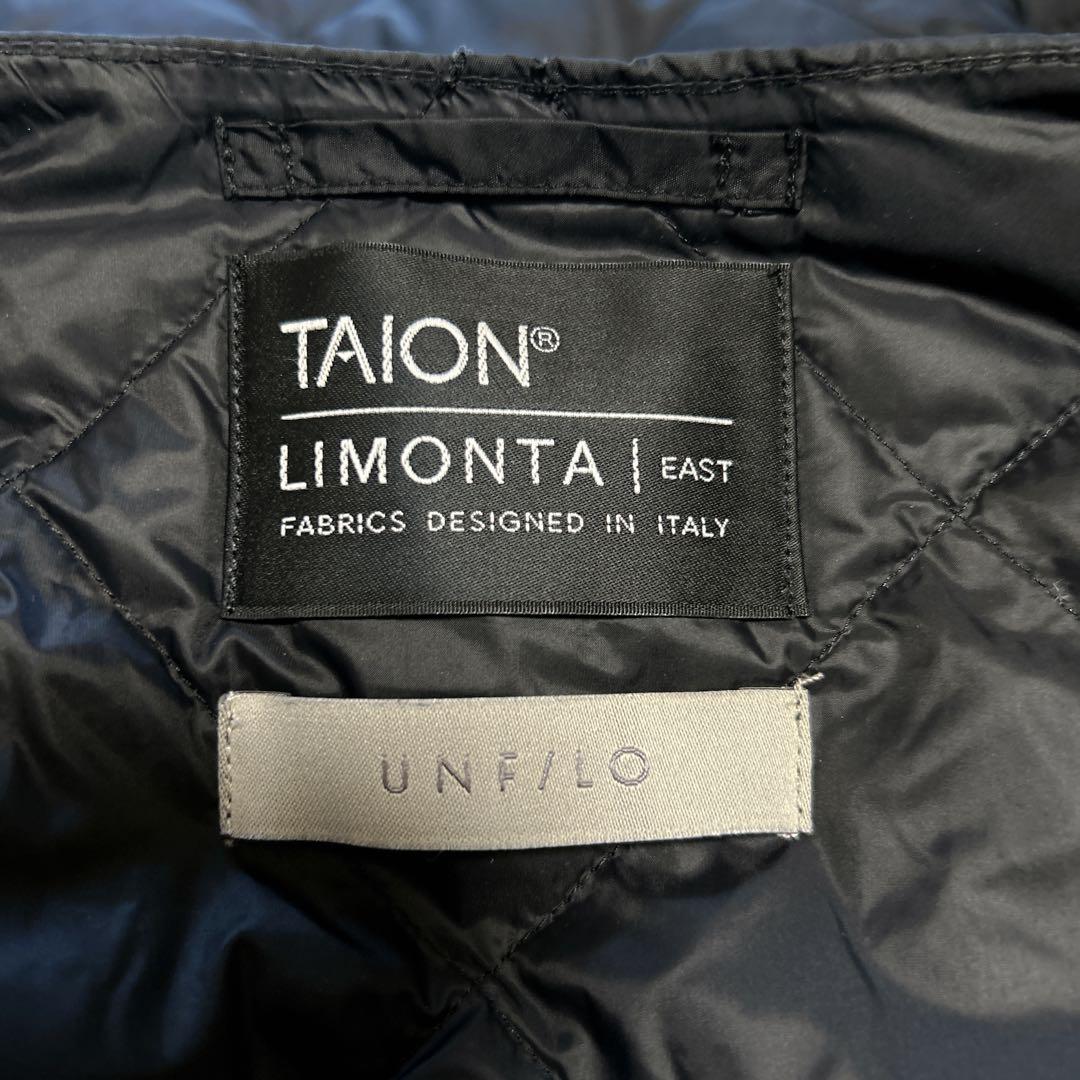 TAION×UNFILO ダウンジャケット　コラボ　L 洗濯OK タイオン　黒