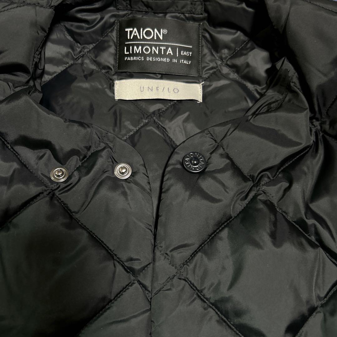 TAION×UNFILO ダウンジャケット　コラボ　L 洗濯OK タイオン　黒