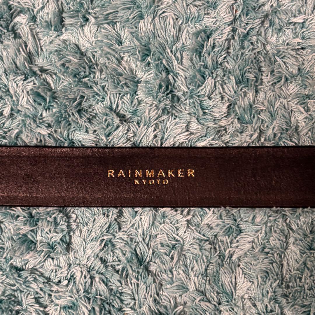 RAINMAKER KYOTO レザーベルト 真鍮バックル 日本製