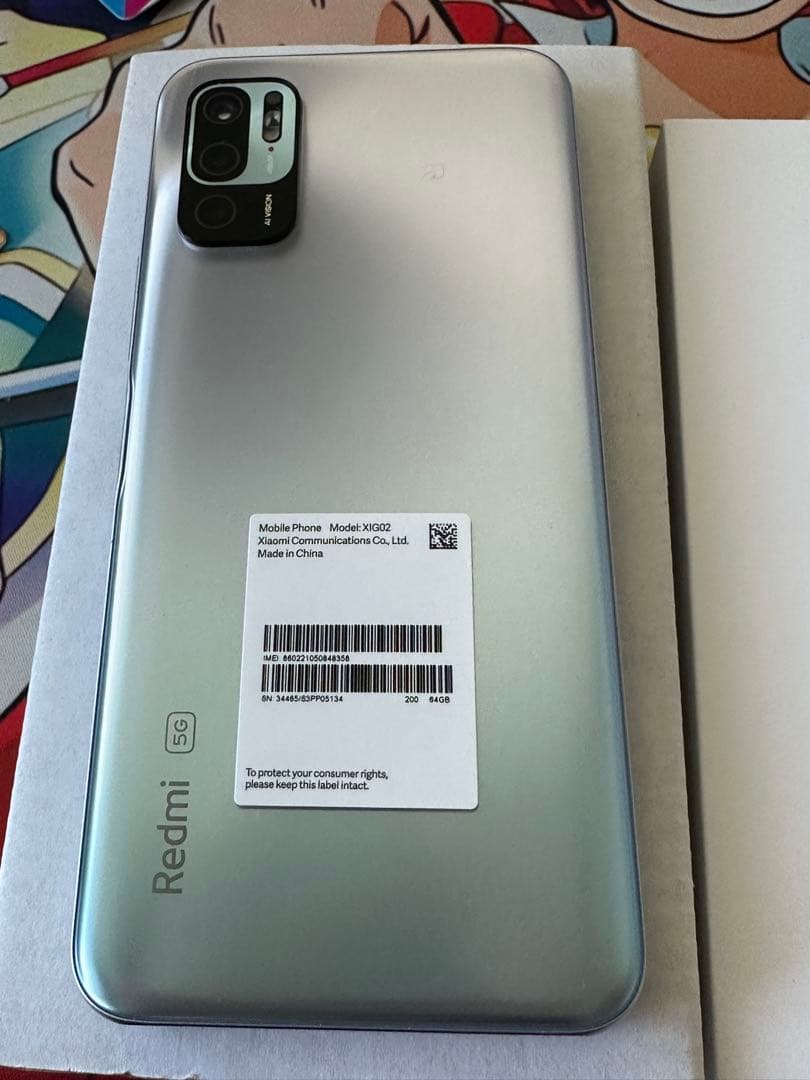 「Mei 」Redmi Note 10 JE 本体 クリアケース付き