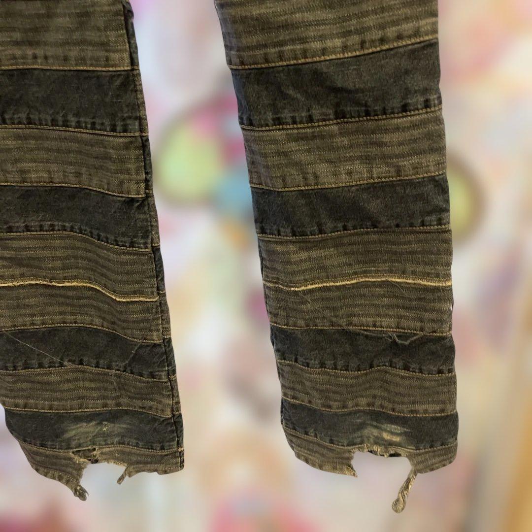 ヒステリックグラマー　ツギハギデニム　パッチワーク　ダメージ　28