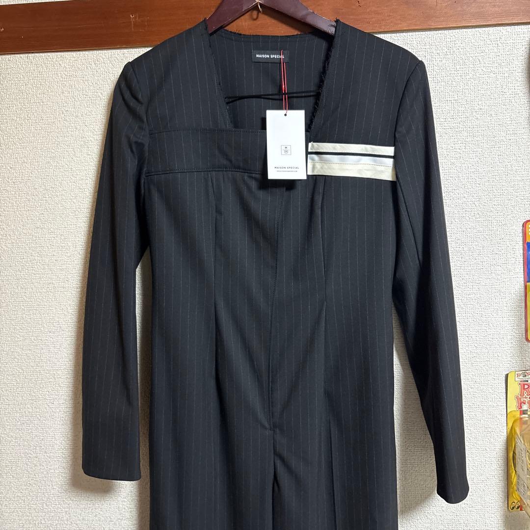 トップス MAISON SPECIAL Collarless Jacket Rompers