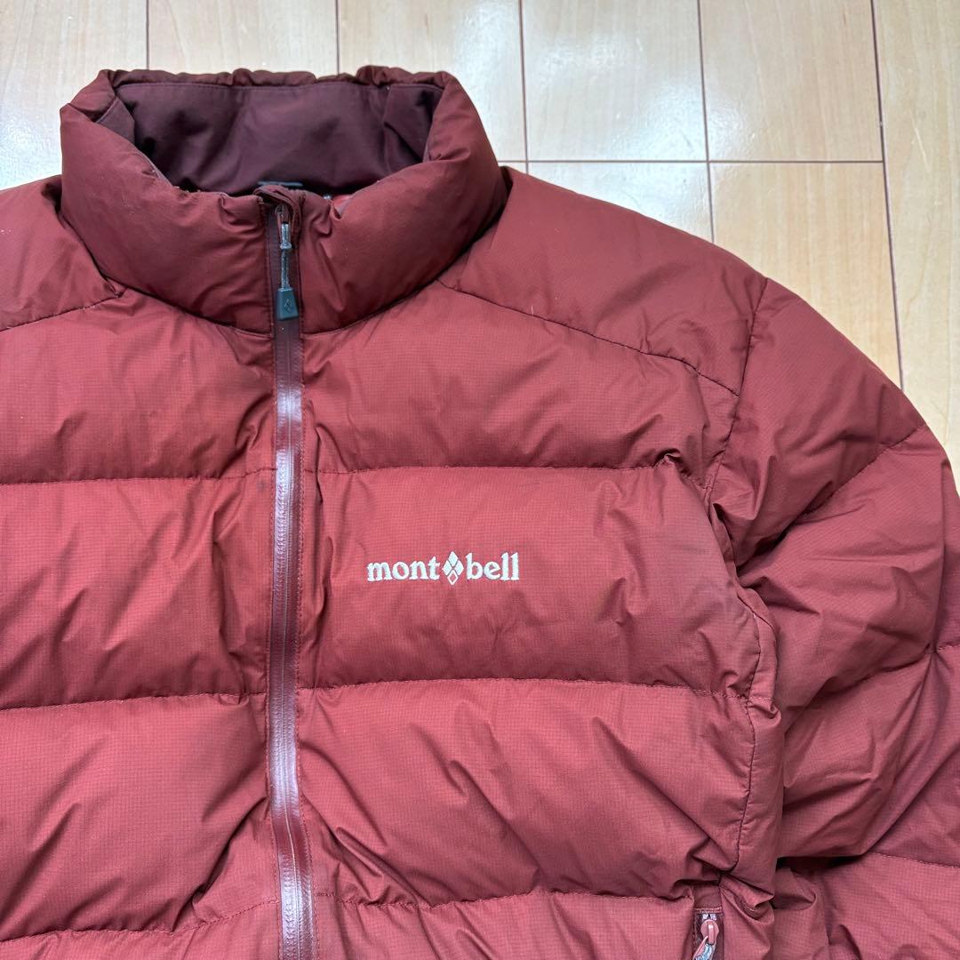 モンベル パーマフロスト ライトダウンジャケット ゴアテックス ボルドー　L