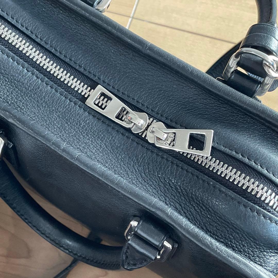 ロエベ　アマソナ23 ハンドバッグ　ミニボストン　ブラック　アナグラム