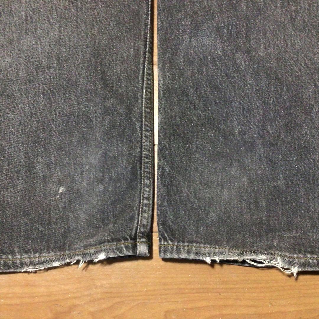 93年USA製リーバイス501 先染めブラック W38 L34