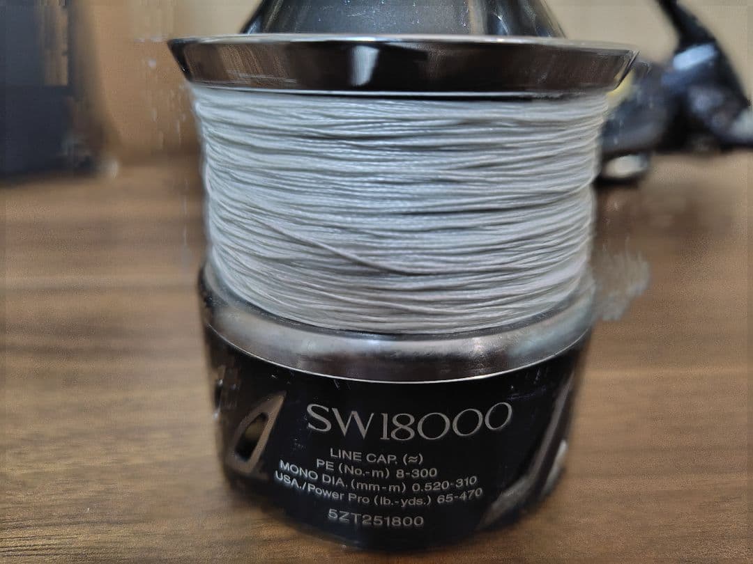 20ステラSW18000HG 夢屋13sw18000パワードラグスプール