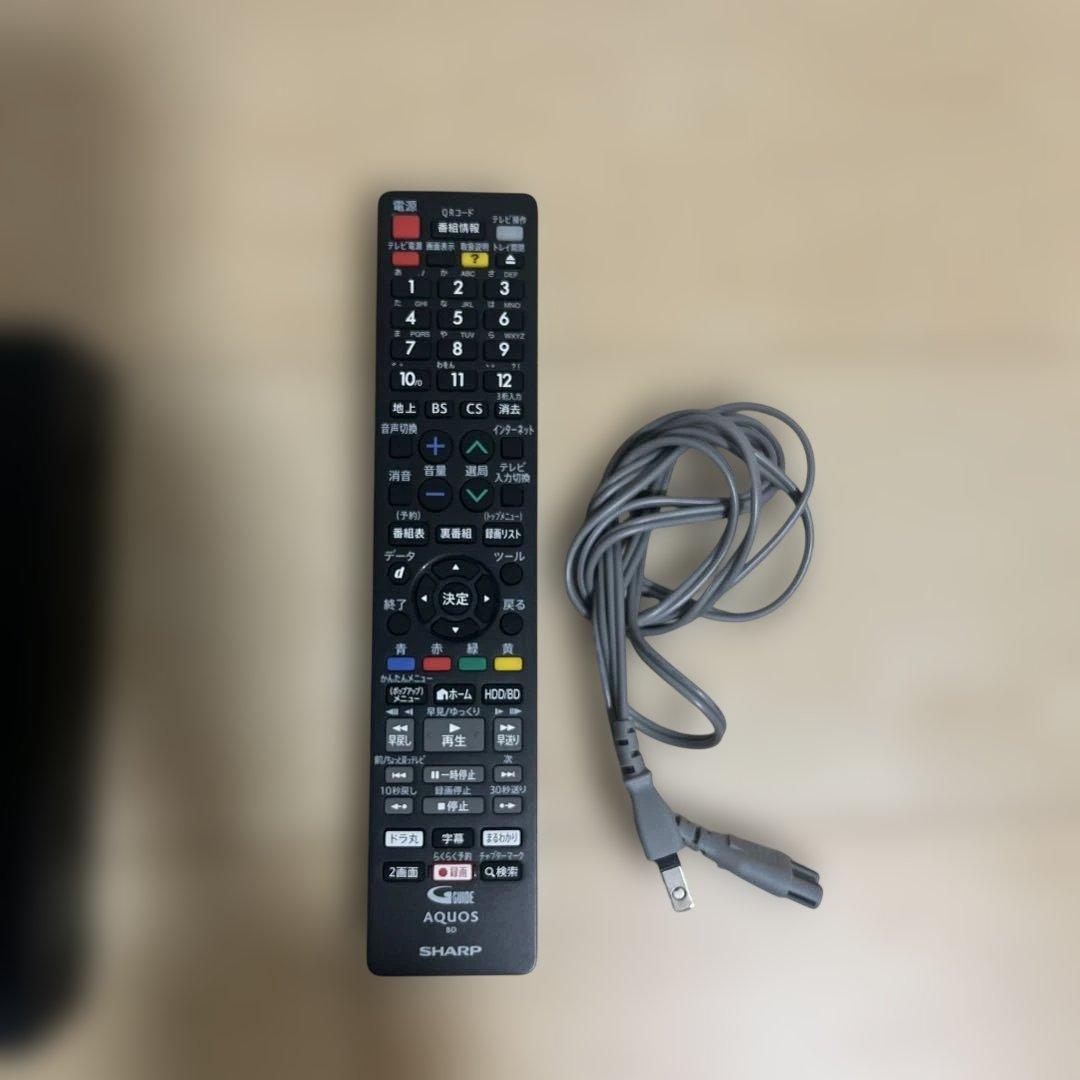 SHARP ブルーレイディスクレコーダー　BD-NW510