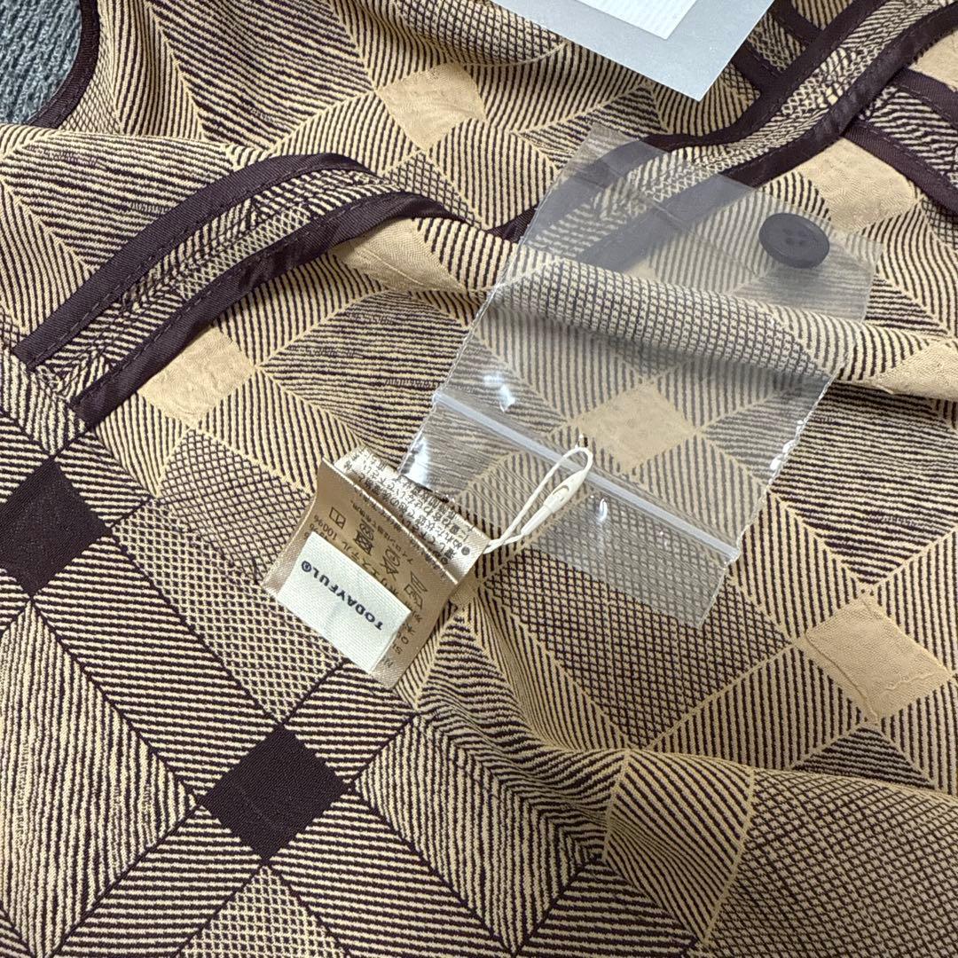 新品Todayful Halterneck Checkjacquard Tops