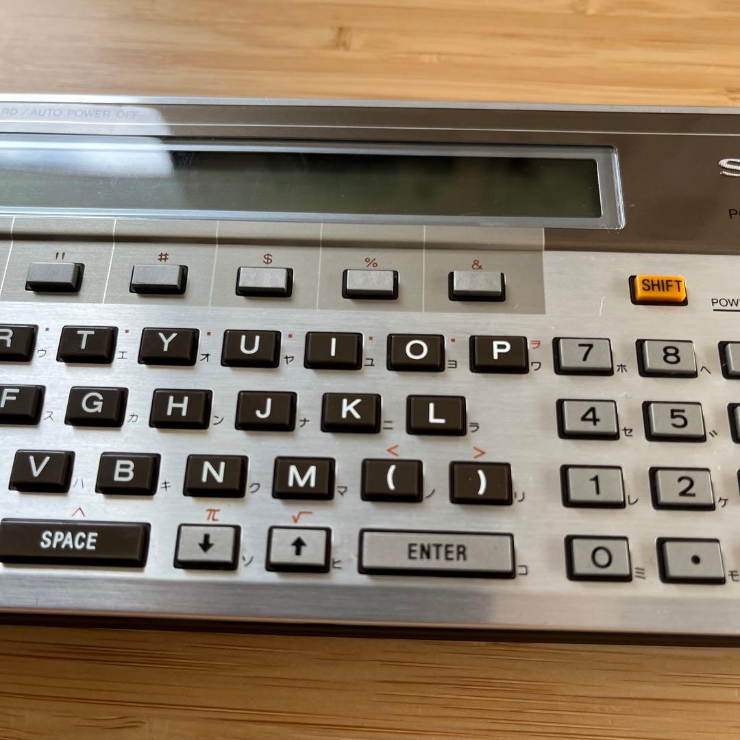 SHARP PC-1500 ポケットコンピュータ ポケコン 純正ケース付き 美品