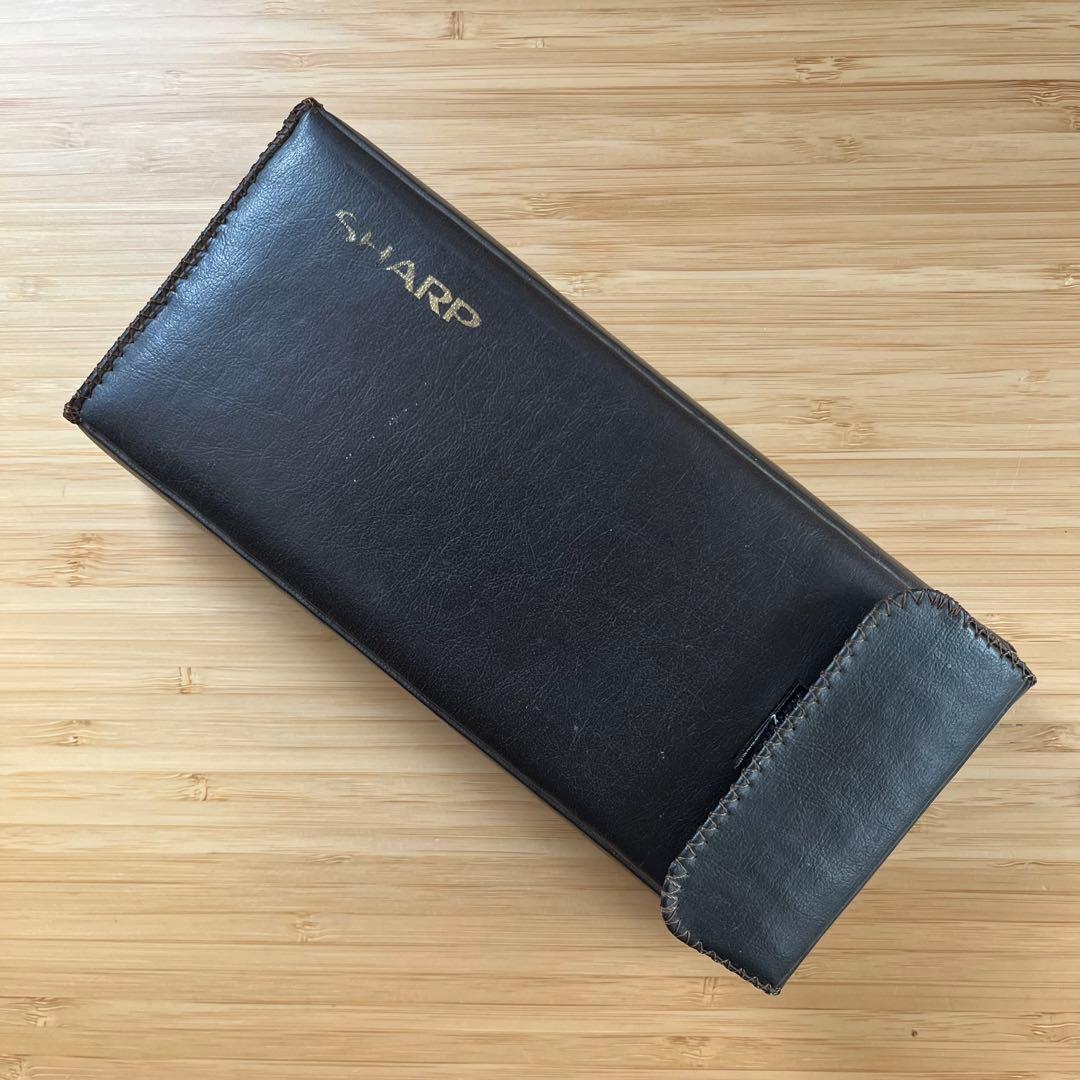 SHARP PC-1500 ポケットコンピュータ ポケコン 純正ケース付き 美品