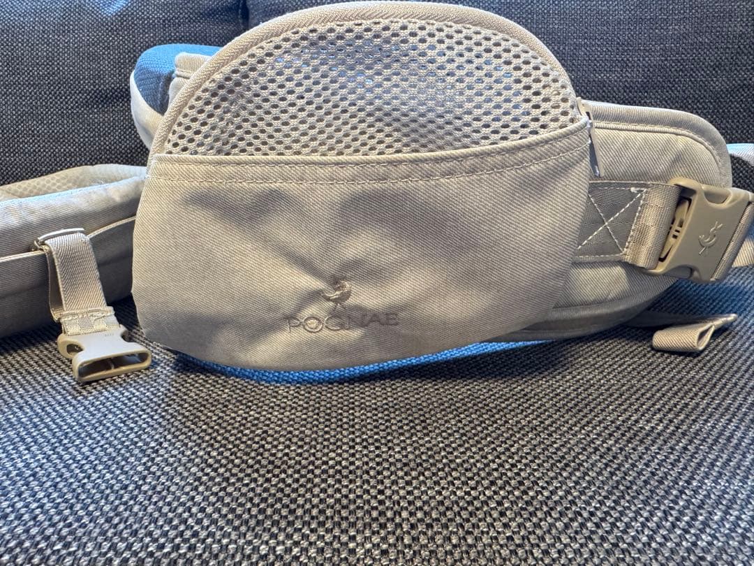 【値下げ】ポグネーMAX ヒップシートキャリア　 抱っこ紐オールインワンセット