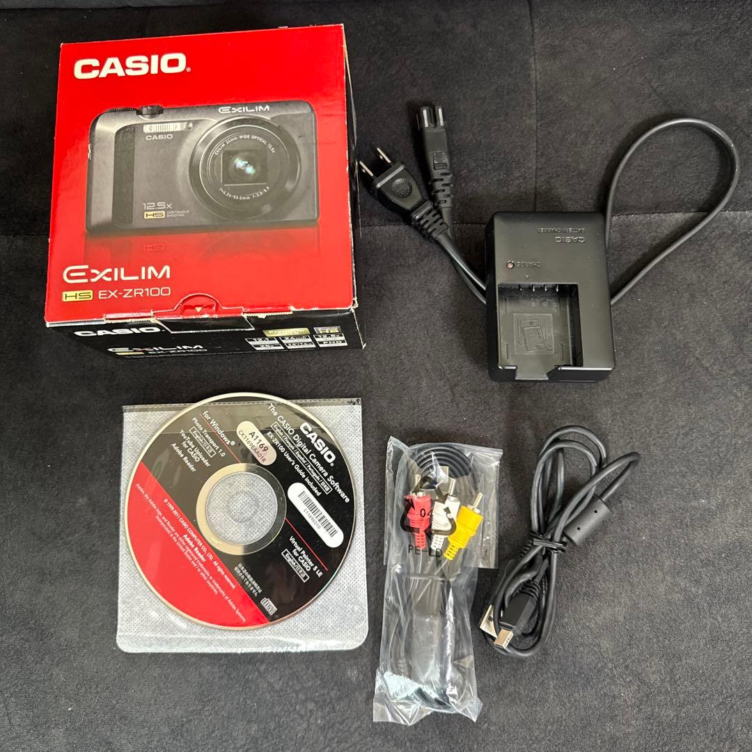 CASIO EXILIM EX-ZR100 デジタルカメラ