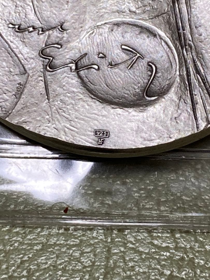 925スターリングシルバーの記念メダル