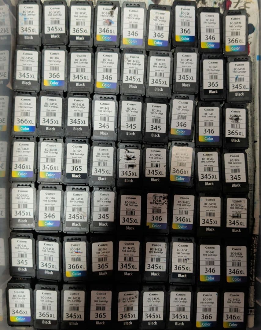 Y*N様 Canon　キャノン　使用済み インクカートリッジ　純正品　100個