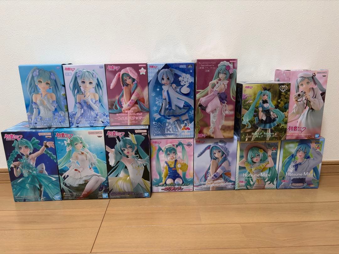 初音ミク プライズフィギュア 16体セット(未開封)