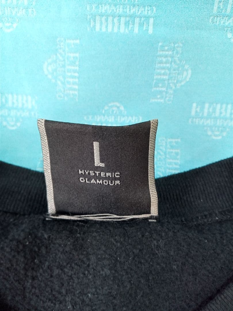 ヒステリックグラマー　スエット　トレーナー　90s　ビンテージ　ブラック　y2k