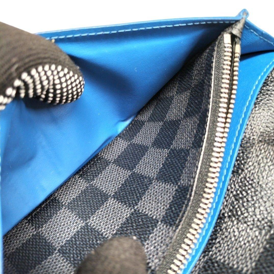 ☆極美品☆ ダミエ グラフィット ブラザ ストライプ ブルー ルイヴィトン