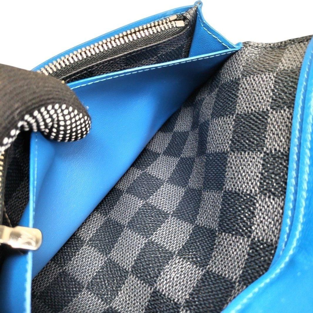 ☆極美品☆ ダミエ グラフィット ブラザ ストライプ ブルー ルイヴィトン
