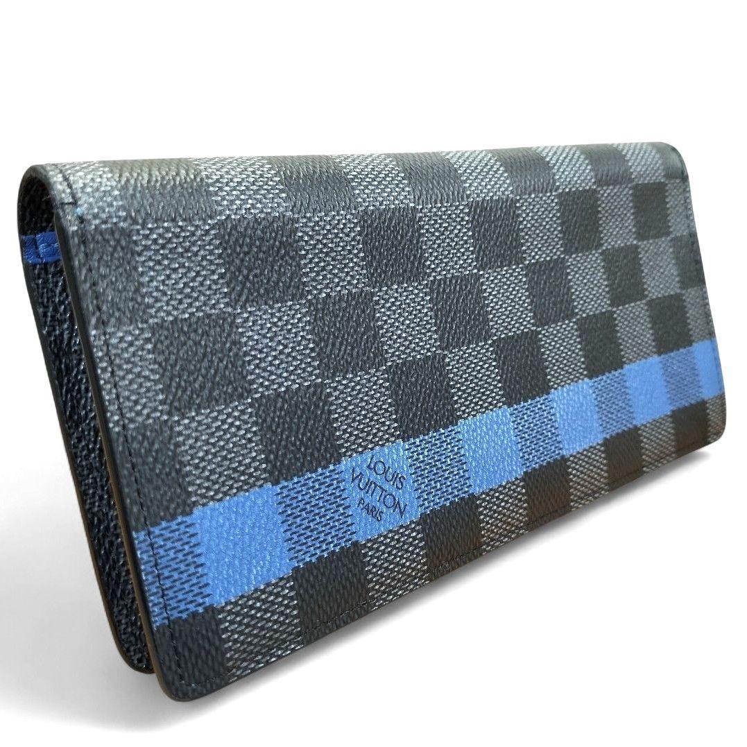 ☆極美品☆ ダミエ グラフィット ブラザ ストライプ ブルー ルイヴィトン