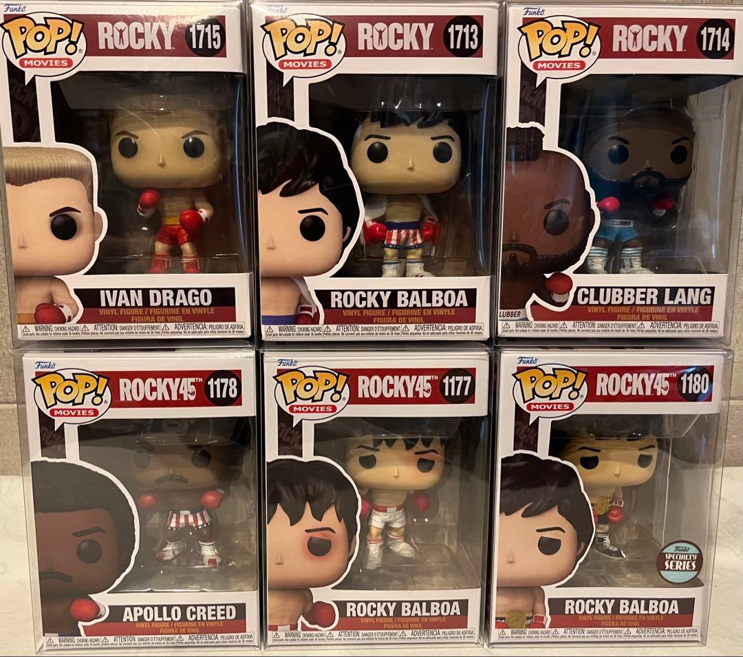 新品　Funko POP! ロッキー　シリーズRocky フィギュア 6体セット