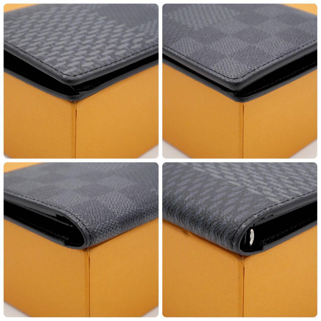 【レア品】ルイヴィトン ブラザ ダミエ グラフィット 3D 長財布 二つ折り財布