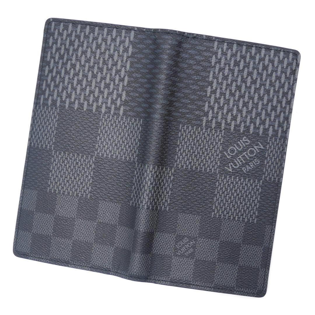 【レア品】ルイヴィトン ブラザ ダミエ グラフィット 3D 長財布 二つ折り財布
