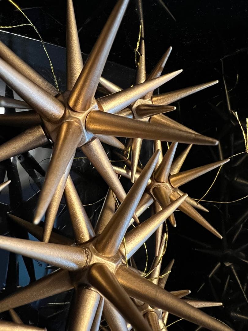 ベツレヘムの星 ゴールド星型クリスマス装飾 オーナメント18個セット