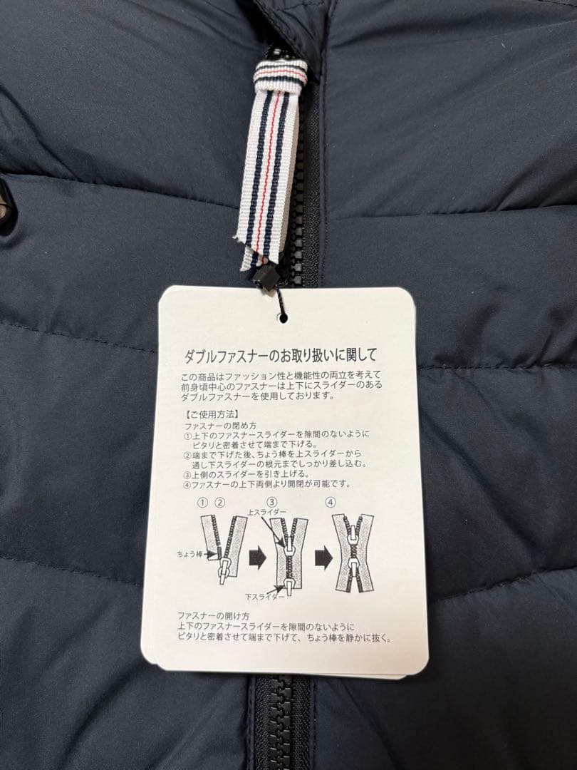 FILA GOLF フード付きダウンジャケット M ネイビー　新品未使用