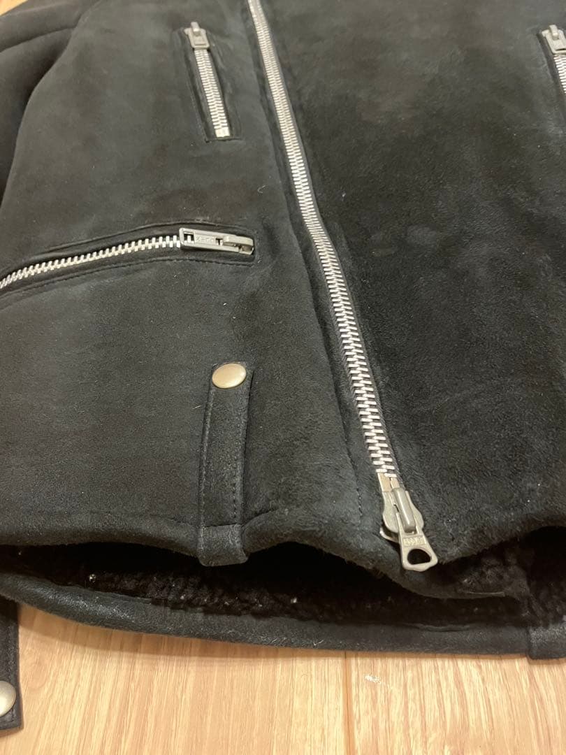 ACVM MOUTON DOUBLE RIDERS JACKET 44XL美品