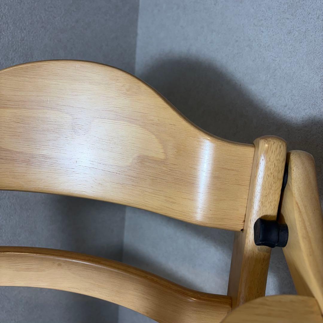 美品 大和屋　すくすくスリムプラスチェア　テーブル＆ガード付　六角レンチ付