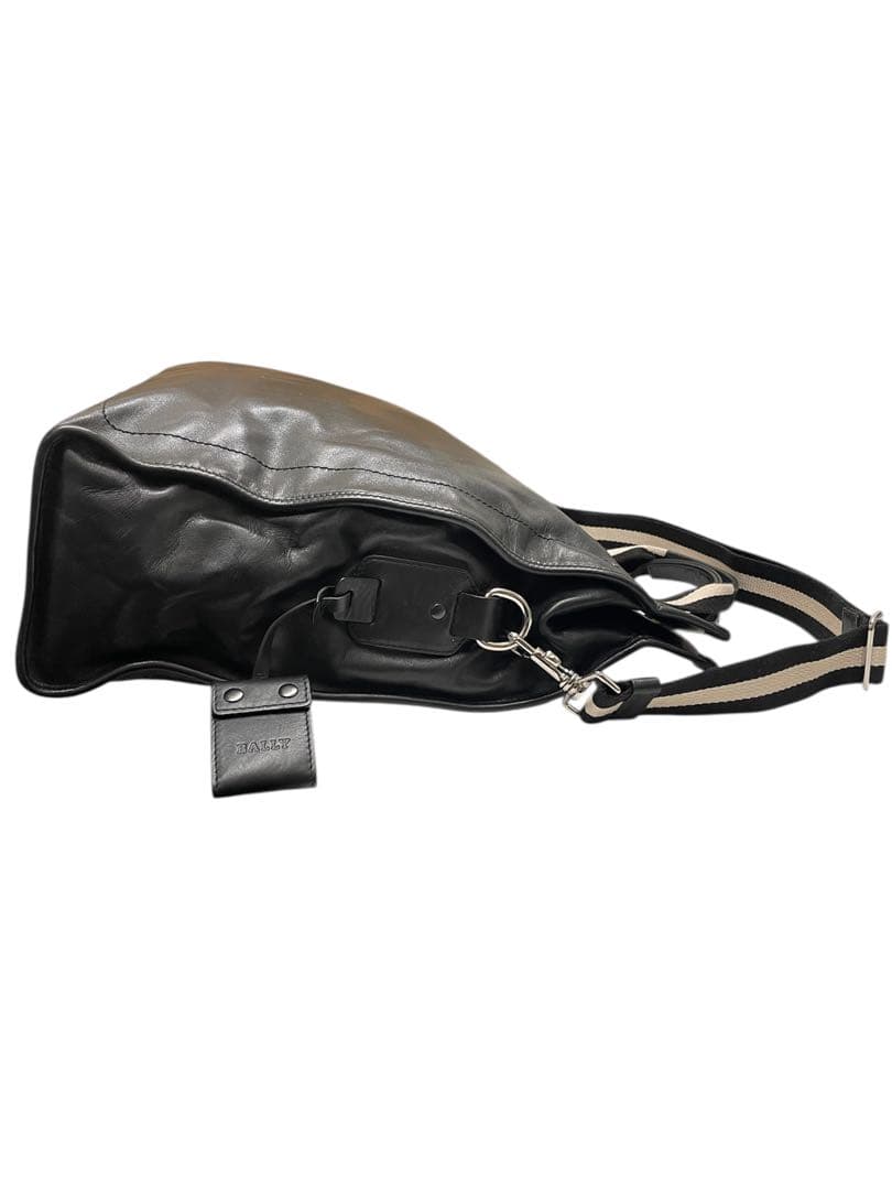【美品】BALLY 【レザー 2way トートバッグ】ブラック