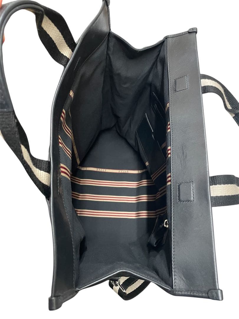 【美品】BALLY 【レザー 2way トートバッグ】ブラック